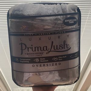 luxury plush twin oversized blanket berkshire grey